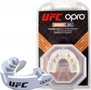 Капа OPRO Junior Bronze UFC Hologram White фото